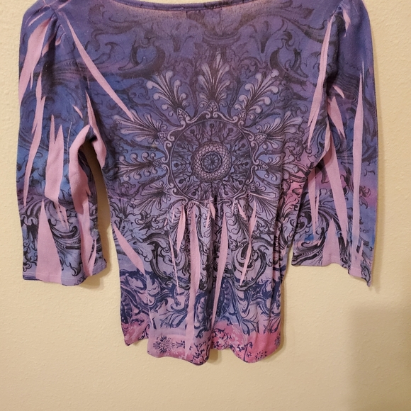 Purple Designed Top - Picture 4 of 4